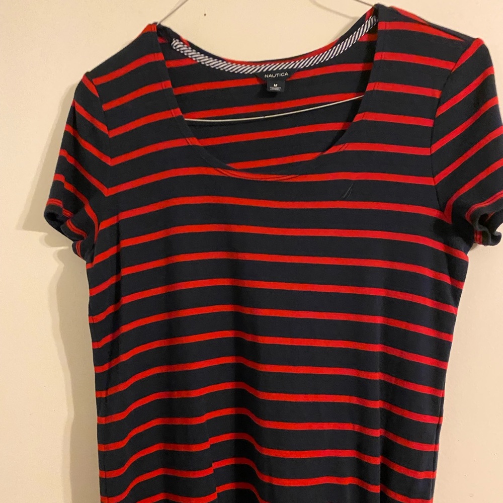 Blue & Red Nautica shirt